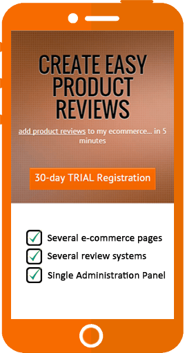 multiple e-commerce pages, multiple review systems, single administration panel